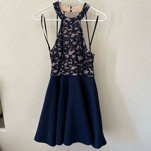 B.darlin Navy Blue Dress